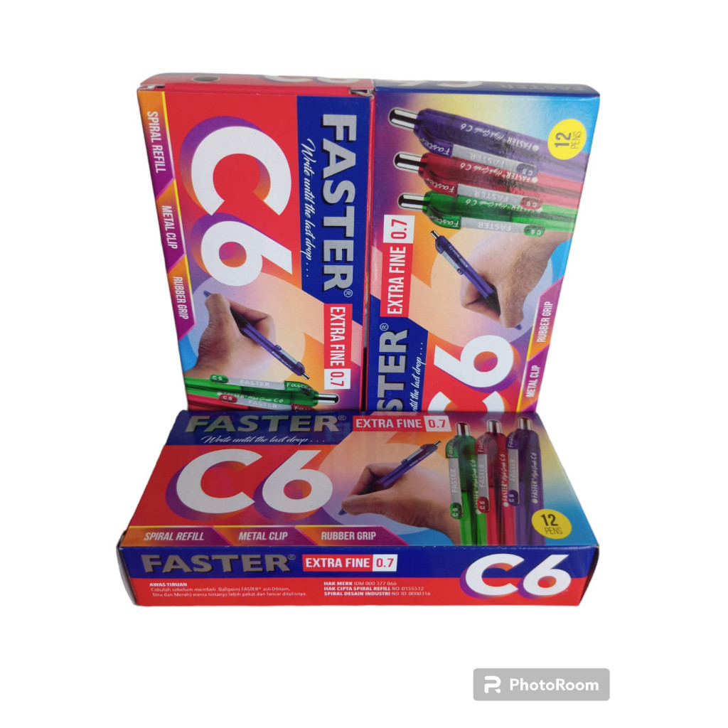 

Pulpen Faster C6 Isi 12 pcs