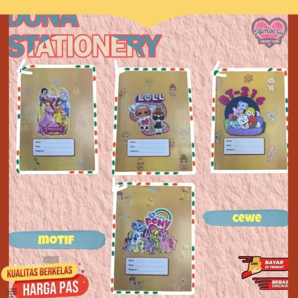 

Sampul KERTAS QWARTO KARAKTER | Sampul Lucu | Sampul Anak