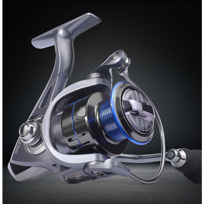 dx43ey OuJiaNi Reel LE1000-6000 Fishing Reel Dark blue 5.2:1 High Speed 8kg reel pancing power handl