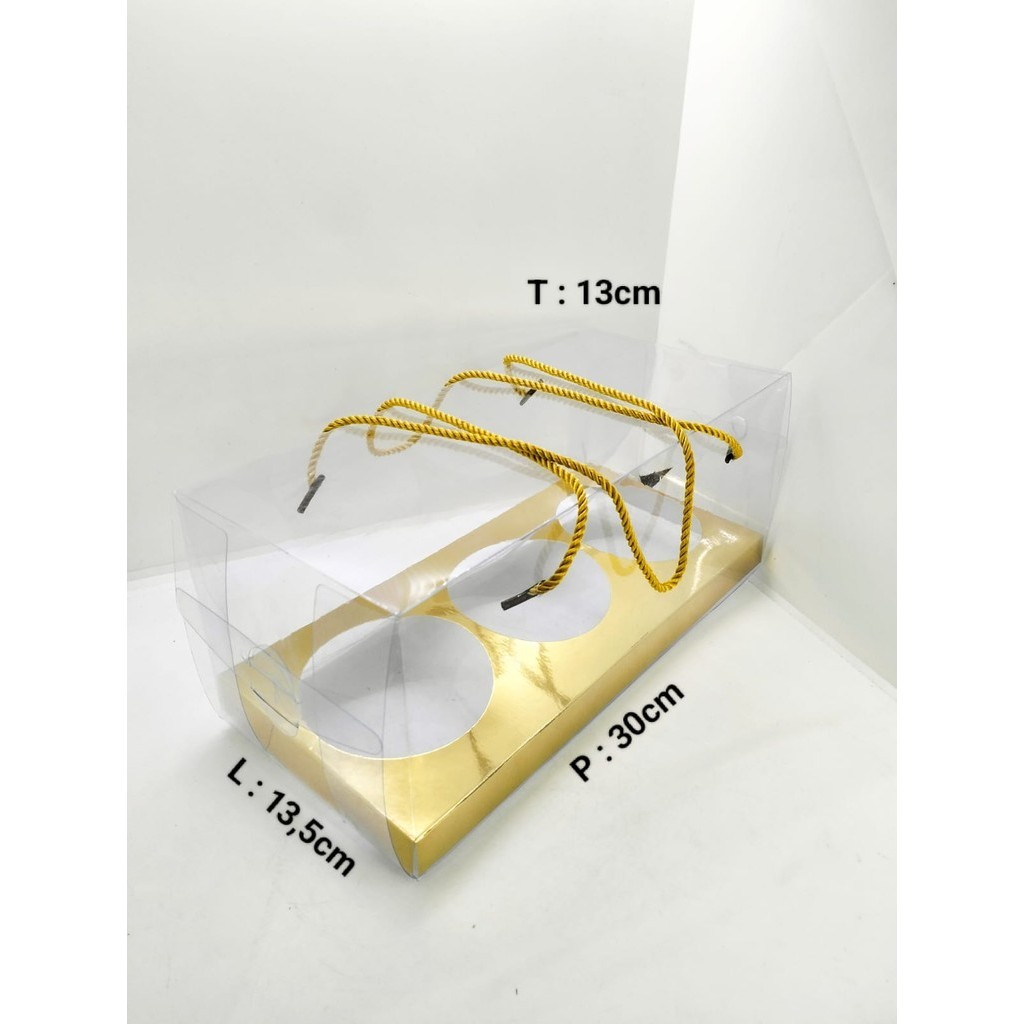 

1 Pcs Box Mika Tali 30X13,5X13 Alas GOLD Lobang 3 APJ (T800X 3)