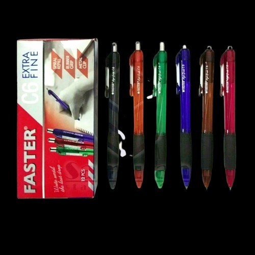 

promo ✨ -Pulpen faster c6 Cetek / alat tulis kantor / Sekolah Berkualitas