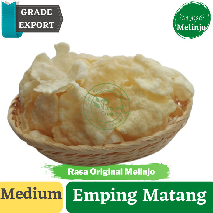 

Emping Melinjo MATANG GRADE EXPORT | Khusus Kurir REGULAR - Original