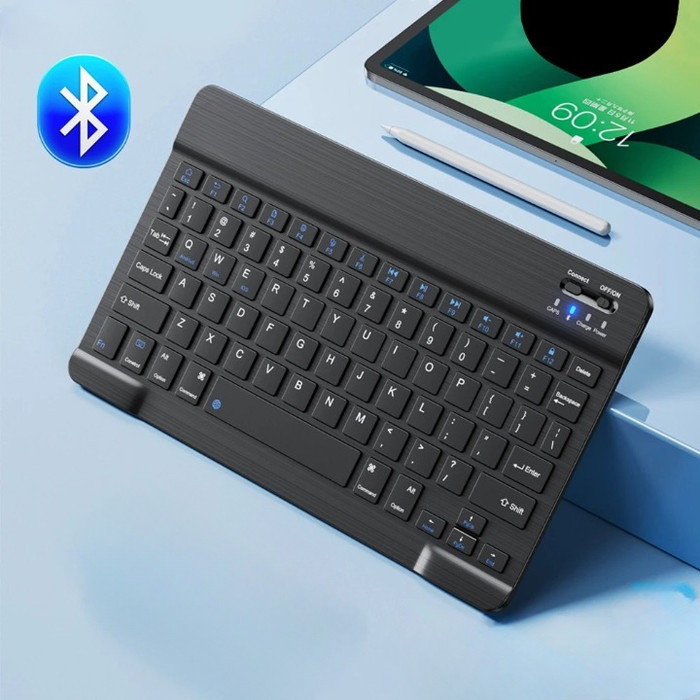 Bluetooth Wireless Keyboard For IOS Android Windows Tablet 10 Inch USB Rechargeable