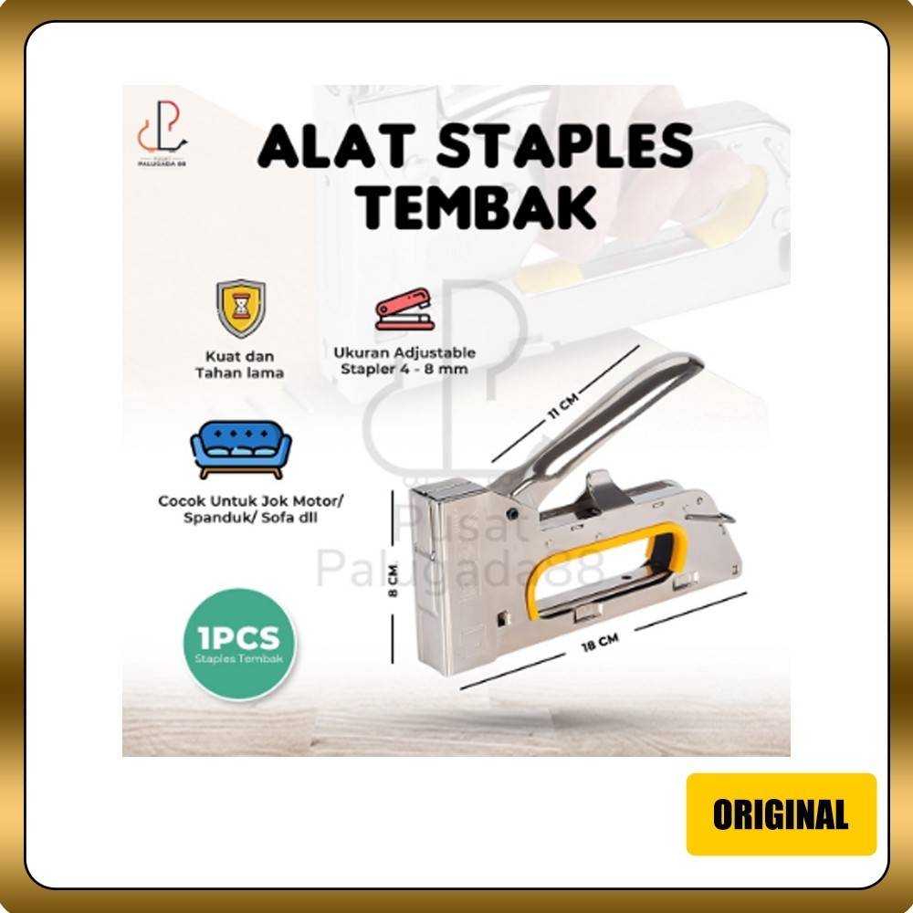 

Staples Tembak Jok Motor Kayu Staple Gun Tacker Jok Motor Steples Stepler Tembak Kuat Universal