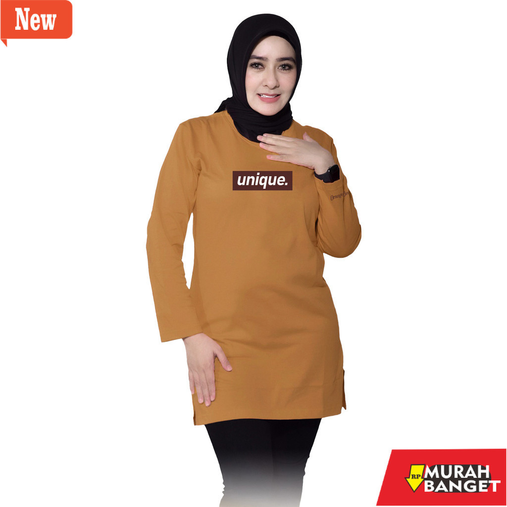 setelan cewek setelan wanita yg kekinian- Tunik Kaos - Tunik Muslimah - Tunik Kekinian - Tunik Kaos 