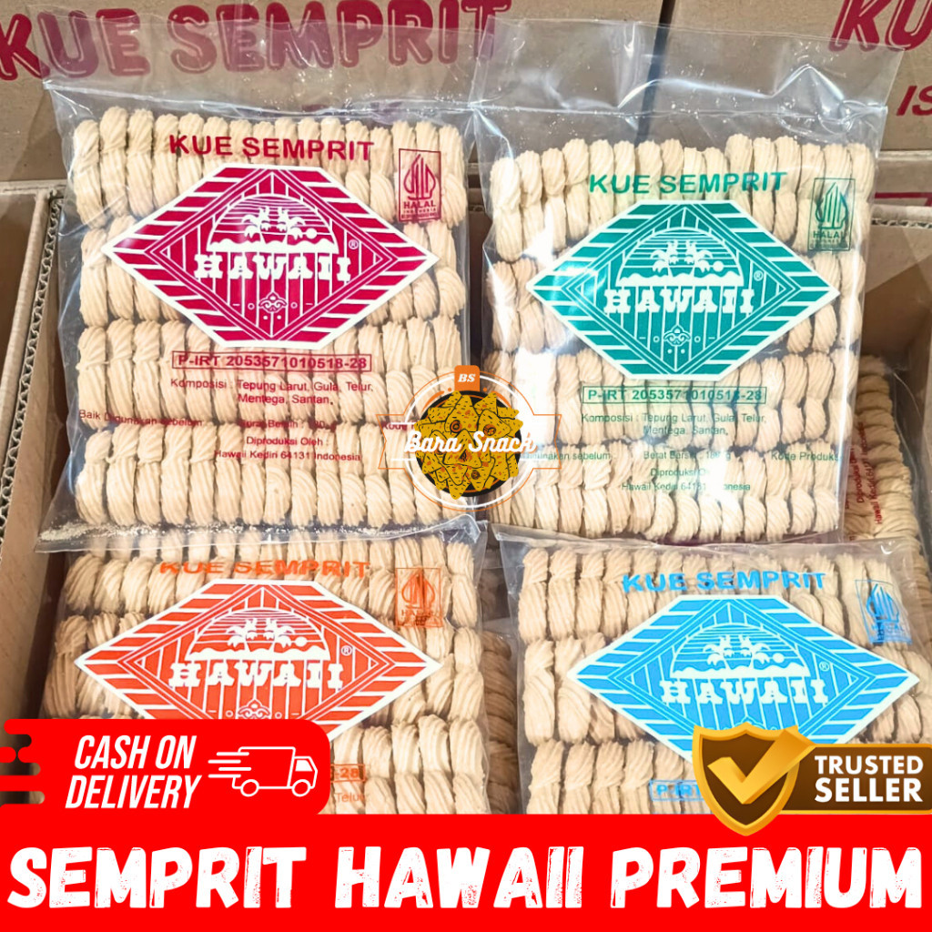 

Kue Semprit Hawaii Gurih Premium Kemasan 180gr / Camilan Snack Murah