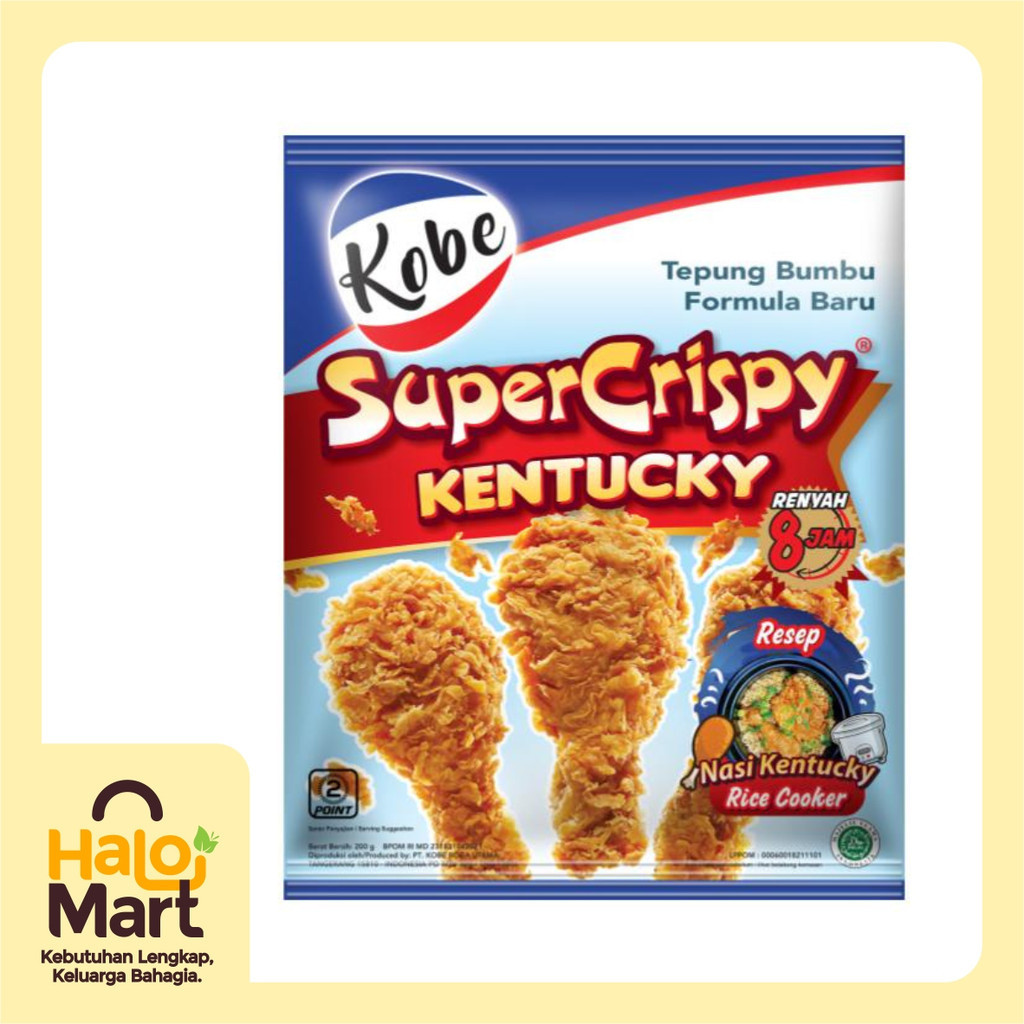 

KOBE TEPUNG KENTUCKY SUPER CRISPY 200 G