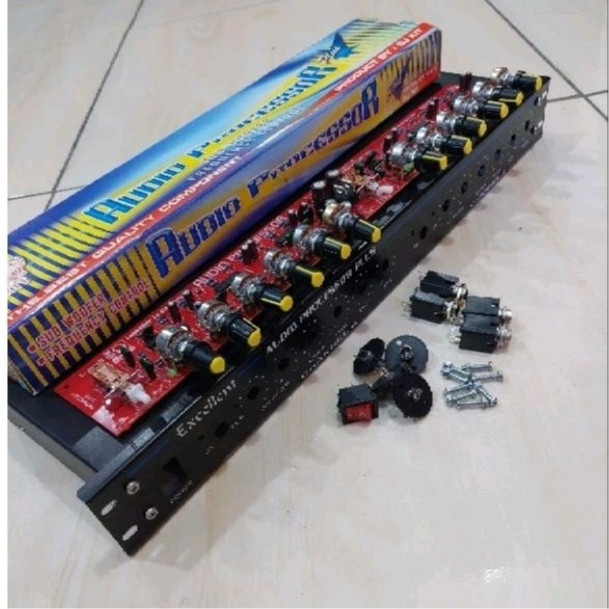SATU PAKET KIT AUDIO PROSESOR PLUS SUBWOFER + BOX Exelent Plus Asesoris
