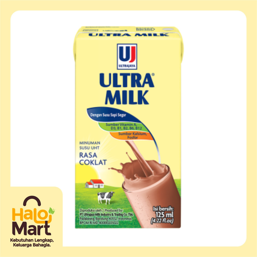 

MINUMAN SUSU ULTRA MILK CHOCOLATE 125 ML