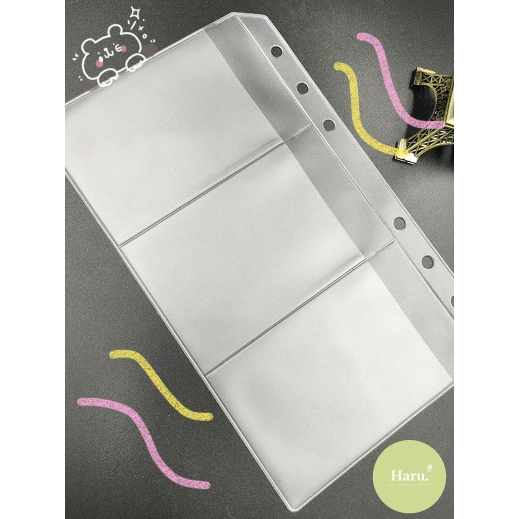 

[GAMGAM] Kantong Binder A5 A6 Photocard Holder Tempat Polaroid Kpop Sleeve Foto Kartu Idol