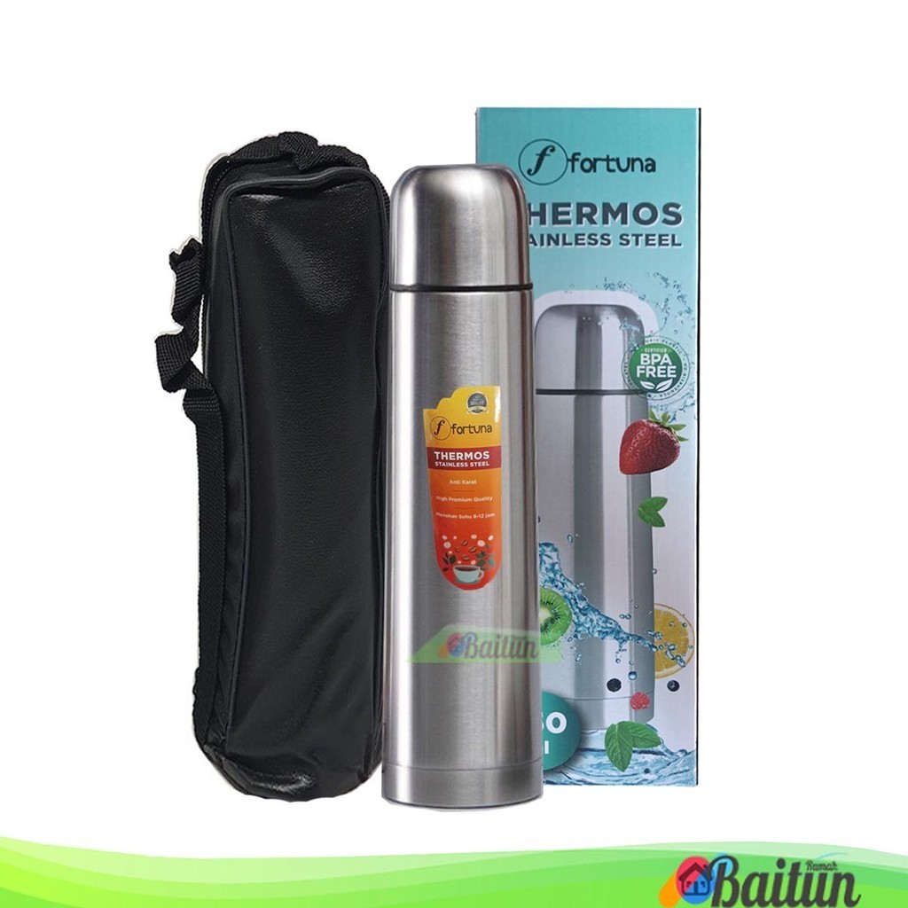 Baitun Botol Air Minum Stainless Shinko / Thermos Traveling / Tremos Termos Stenlis Stel / Botol Min