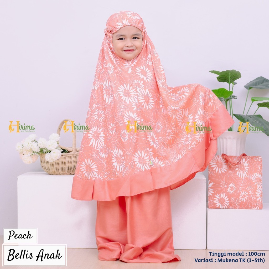 mukena motif anak balita ukuran lengkap adem | mukenah anak tk sd