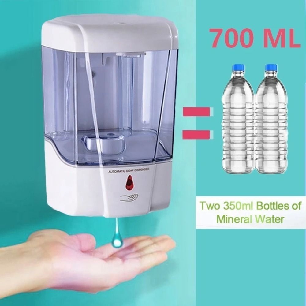 

Touchless Automatic Liquid Soap Dispenser Spray/lotion Bottle 700ML Hand Soap Dispenser Wall Mounted Refillable