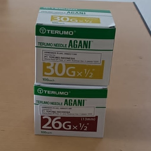 Needle 26g dan 30g / Disposible Needle Terumo - Needle 30g