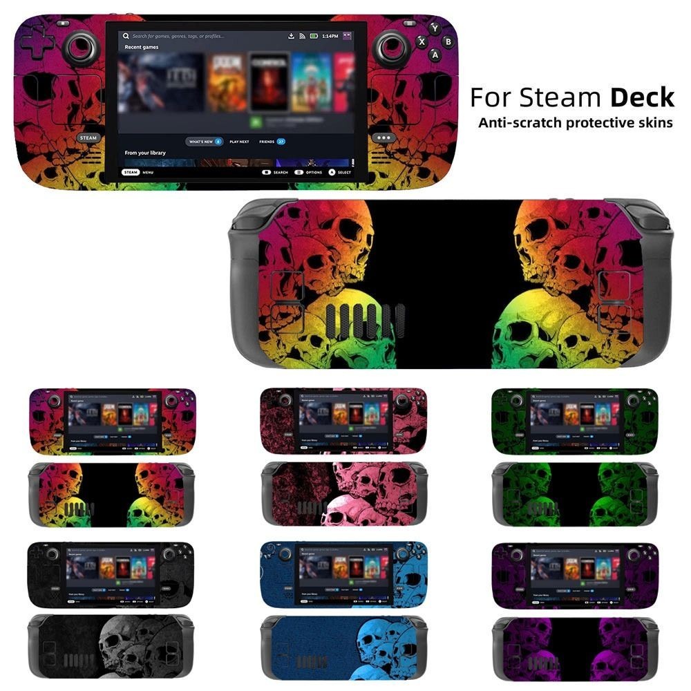Anti-scratch Protective Cover For Steam Deck Decal Game Console Decor Skin Stickers For Steam Deck
