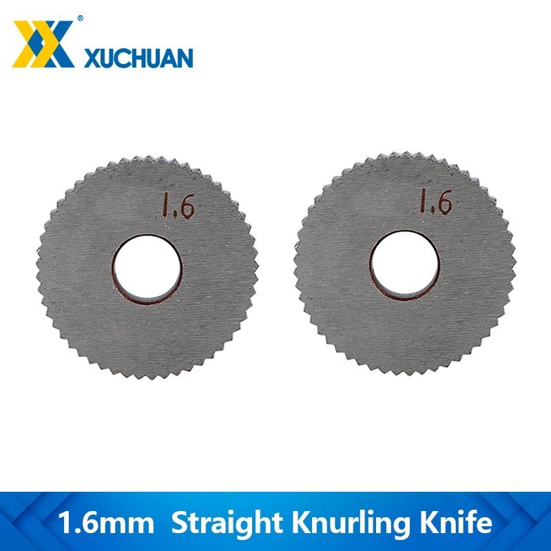 HSS Straight Knurling Knife 1.6mm Inner Hole Embossing Wheel Straight Knurling Wheel Wheel Lathe Knu