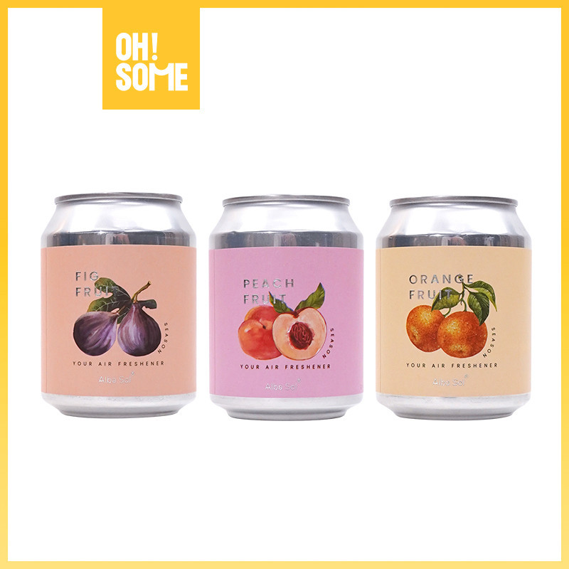 OH!SOME - Alba Sol Air Fresher Persembahan Aroma Persik Jeruk Dan Buah Tin