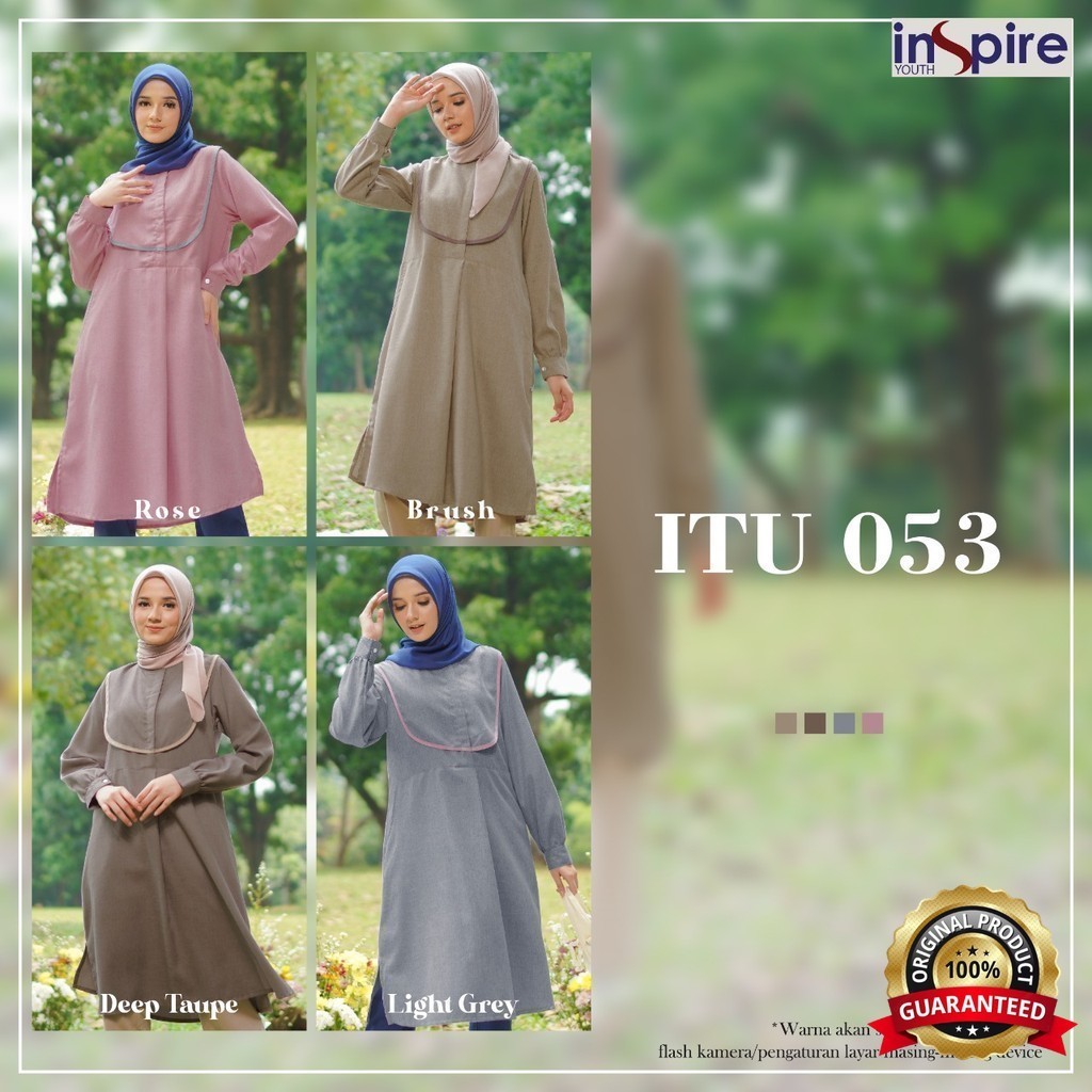 SabilaMall - Baju Atasan Wanita Lengan Panjang Tunik Series Itu 053 by Nibras