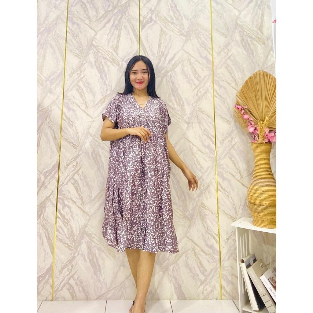 Zeivor - ZPF DASTER WANITA / KEJORA DRESS / DASTER RAYON MOTIF BUNGA / DASTER SUSUN RAYON / DASTER R