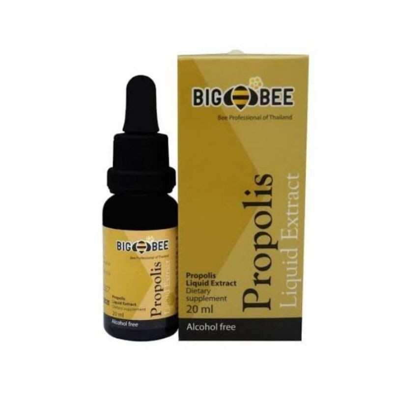 Propolis Big Bee Thailand Asli Original Propolis Liqouid Extract Lambung dan Tenggorokan