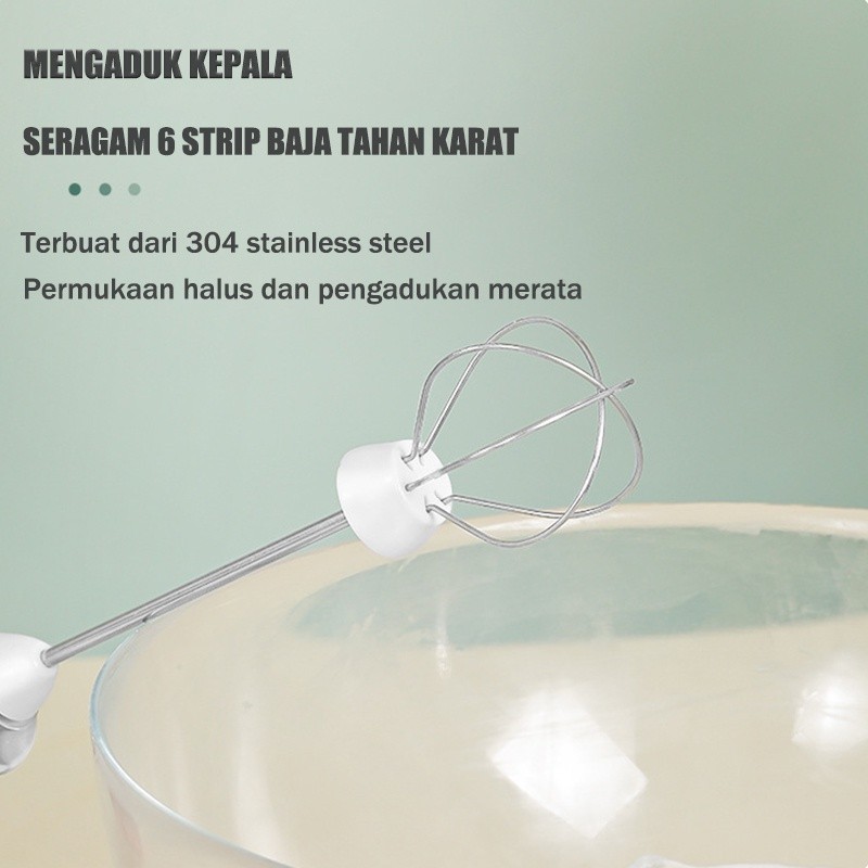 Alat Kocok Telur Elektrik Pengaduk Kopi Elektrik Pembuih Susu Pengocok Telur Handheld Blender Milk