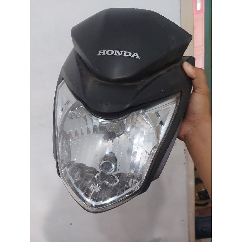 Lampu depan Honda verza set cover lampu