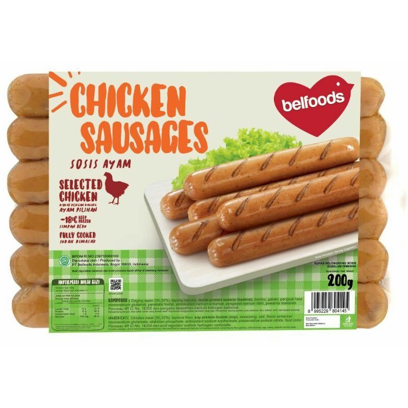 

BELFOODS Sosis Ayam 200gr FROZEN FOOD PREMIUM MURAH HALAL