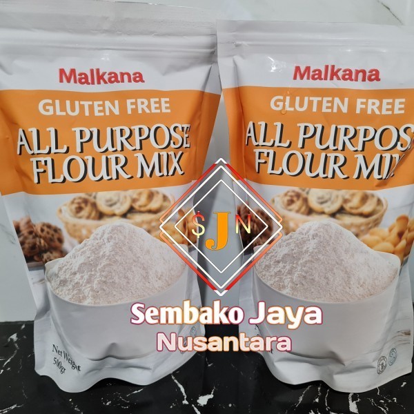 

TERJUAL Gluten Free/Malkana Gluten Free/tepung serbaguna pengganti terigu 500g