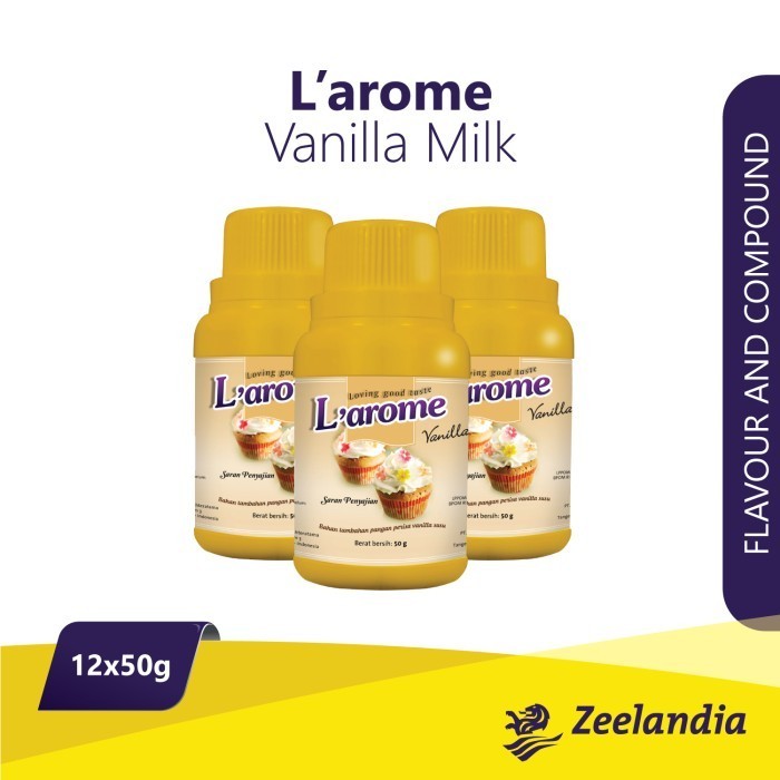 

TERJUAL Zeelandia L'AROME VANILLA MILK POWDER 12x50 Gr