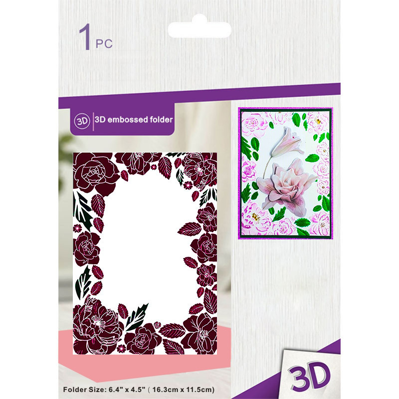 

2024 New Die 3d Embossing Folder Scrapbooking Tools Dies Materials DIY Craft Supplies Photo Album to Album Decor Card Background