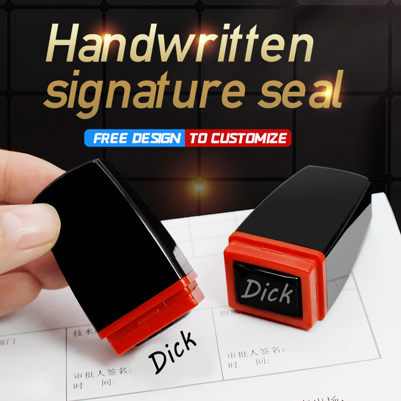 

Large-Size Name Stamps, Handwritten Signature Seal, Customized Photosensitive Seal, Personalized Logo Seal
