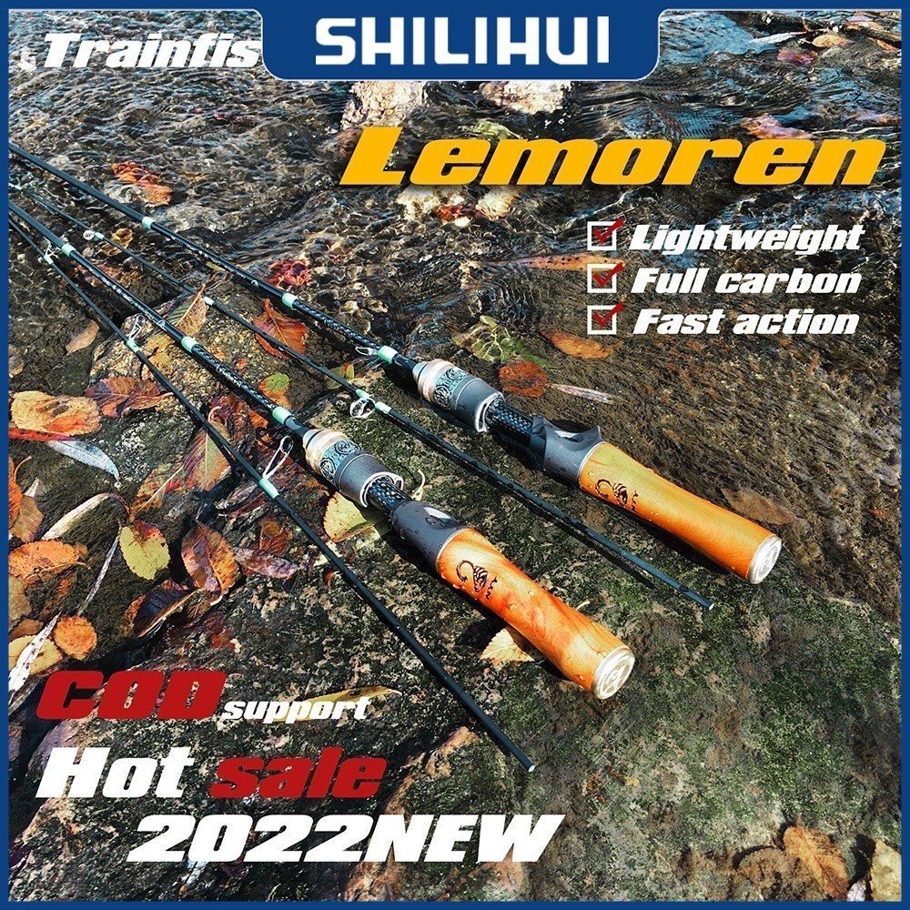 SHILIHUI Joran Pancing Casting 1.37M/1.5M/1.68M/1.8M/1.98M LEMOREN V2 Solid Carbon UL Fishing Rod Ul