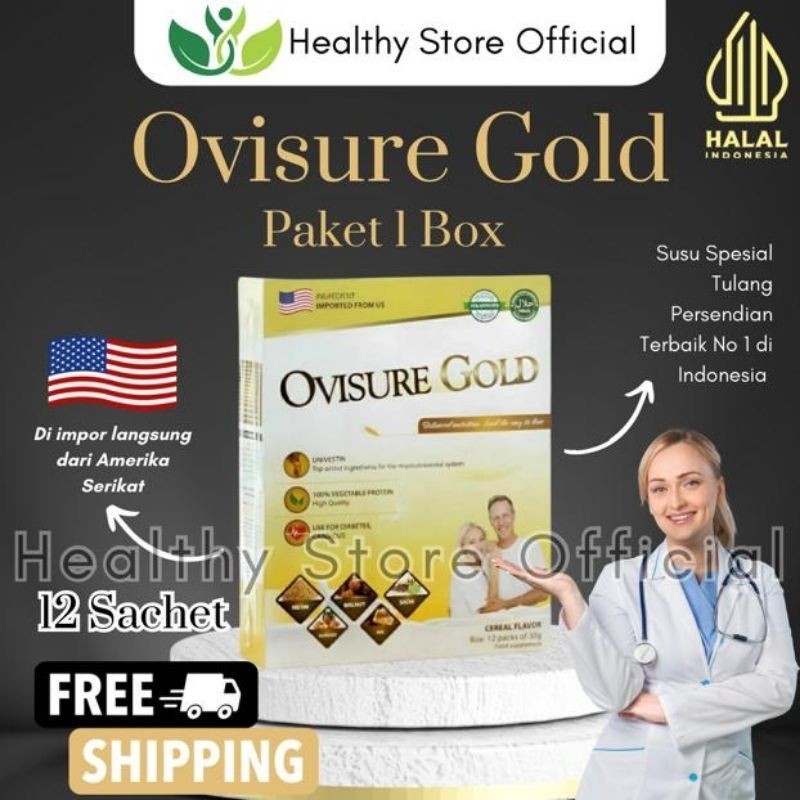 

OVISURE GOLD SUSU VITAMIN TULANG DAN SENDI NYERI OTOT ASTEOPOROSIS OSTEOARTHRITIS