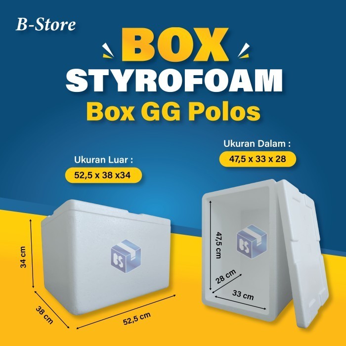 

Box Styrofoam GG Baru / Box Ikan KHUSUS GOSEND/GRAB