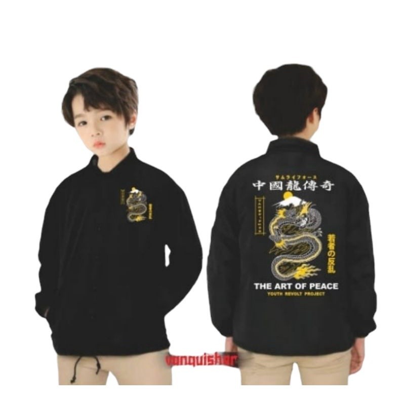HSN55 | JAKET NAGA ANAK ANAK-JAKET COACH ANAK TANGGUNG-jaket anak #