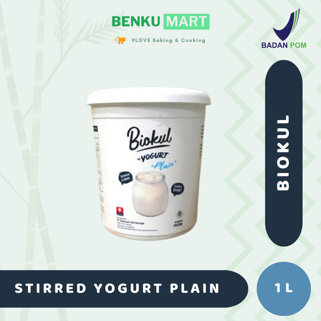 

Biokul Stirred Yogurt 1L Yoghurt Diamond 1 Liter 1000 ml