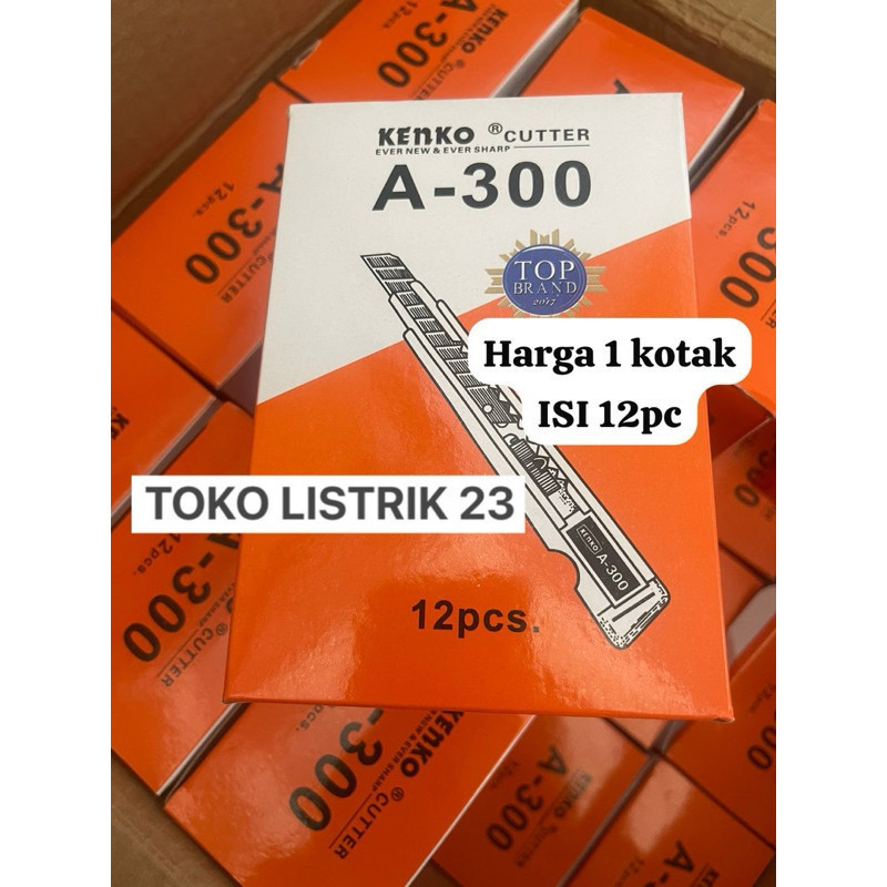 

CUTTER KENKO KECIL A-300 1 KOTAK (12PC)