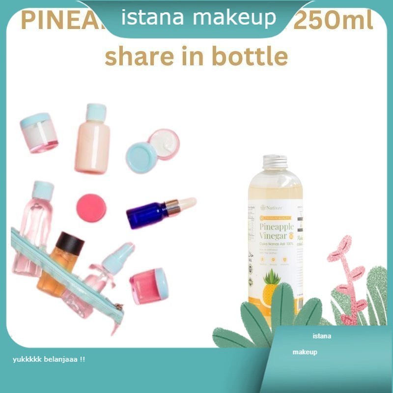 

SHARE IN BOTTLE 250 ML | NUTIVER PINEAPPLE VINEGAR CUKA BUAH NANAS | MINUMAN DIET KESEHATAN PROBIOTIK | CUKA NANAS ORGANIC WITH THE MOTHER | IM