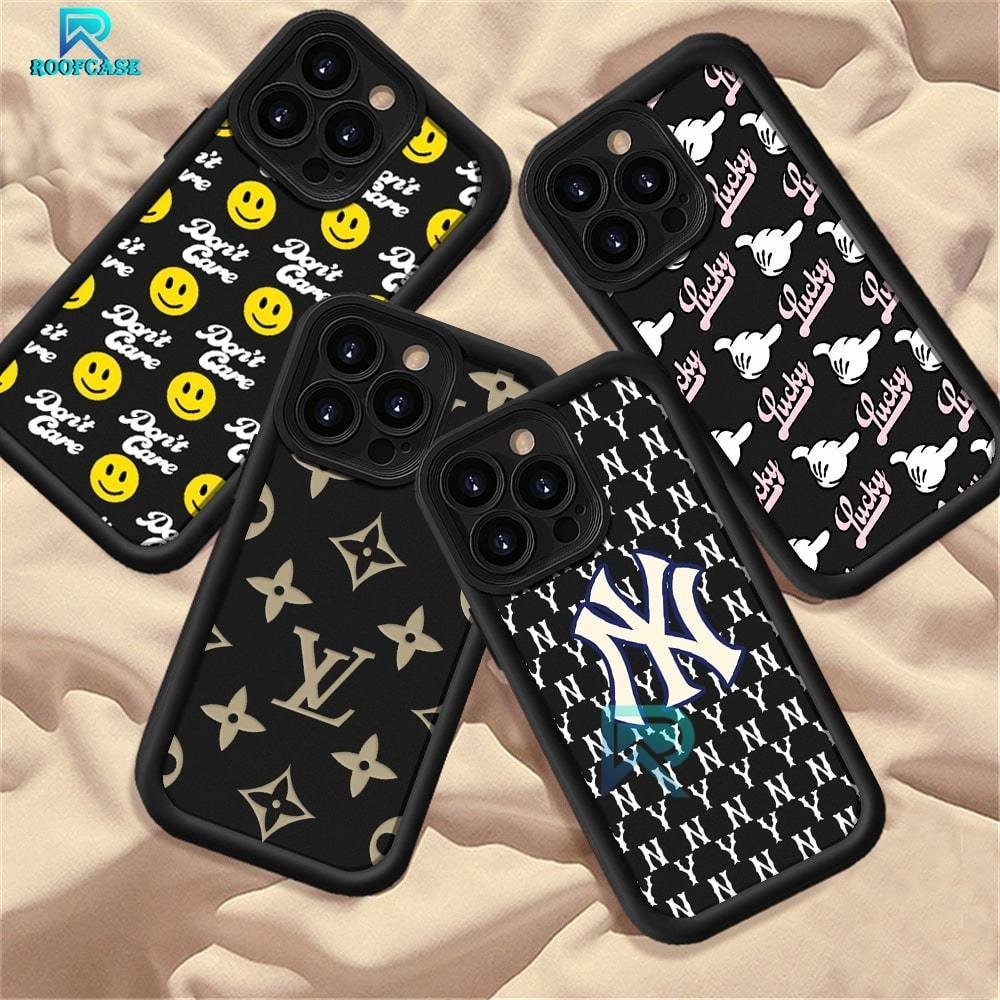 Casing hp iPhone 15 11 12 13 14 Pro/ProMax XR iPhone 7/8 Plus 8 7 6 6S XS XSMax Trend LV MLB logo an