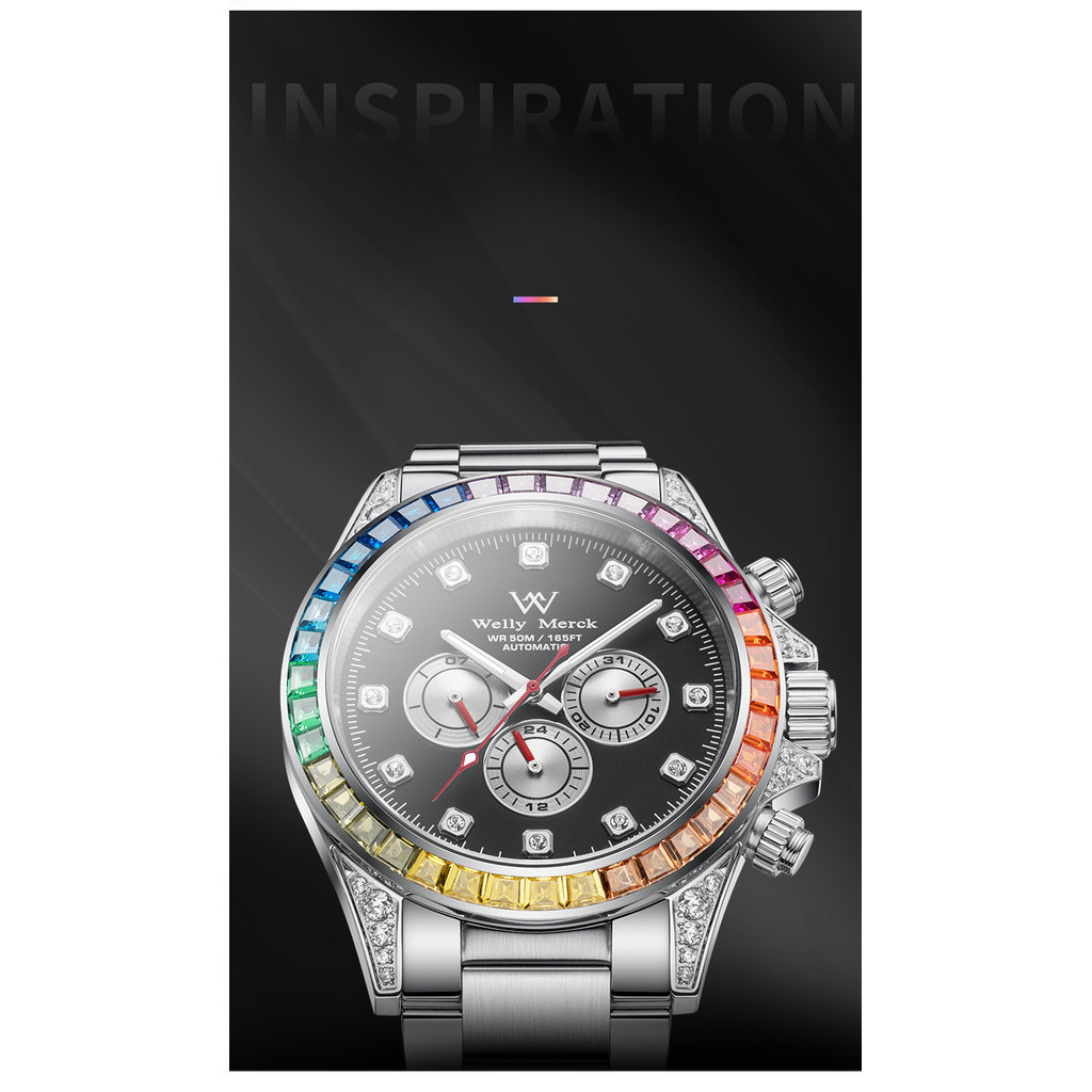 Watch Welly Merck Men Watches Luxury Business Automatic Mechanical Men's Original Replica Watches