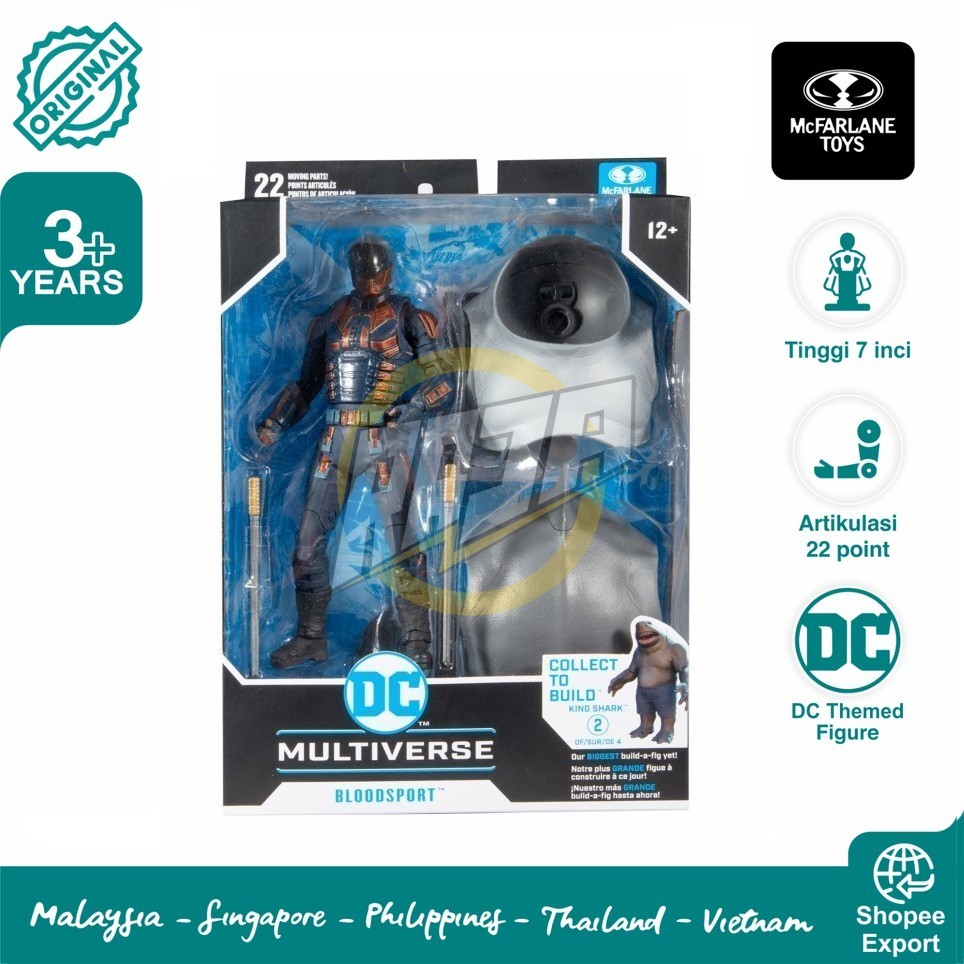 Action Figure Mcfarlane DC Multiverse Bloodsport Original  - Cvradit