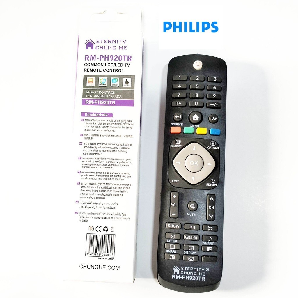 COD Remot Remote Tv LED PHILIPS . REMOTE CONTROL TV LED PHILIPS