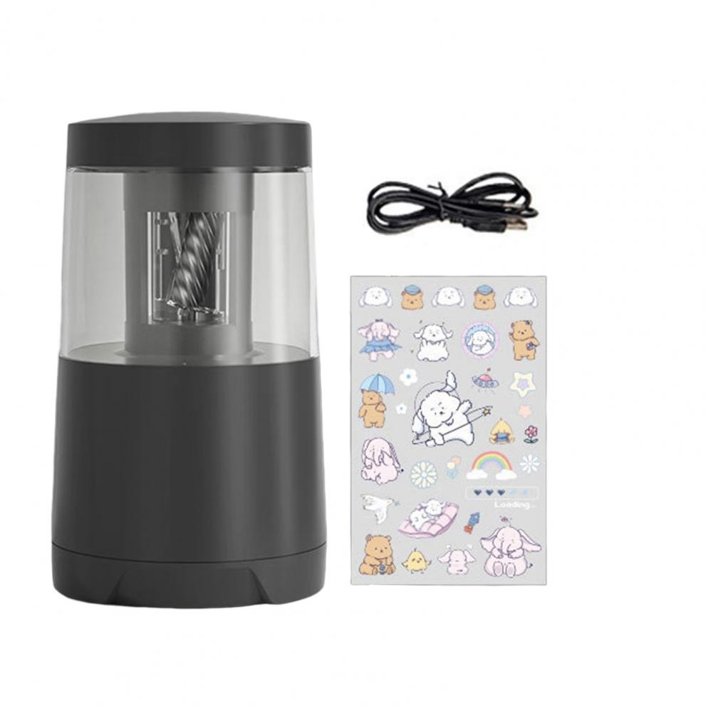

Useful Student Electric Colored Pencils Sharpener Large Capacity Container Automatic Pencil Sharpener