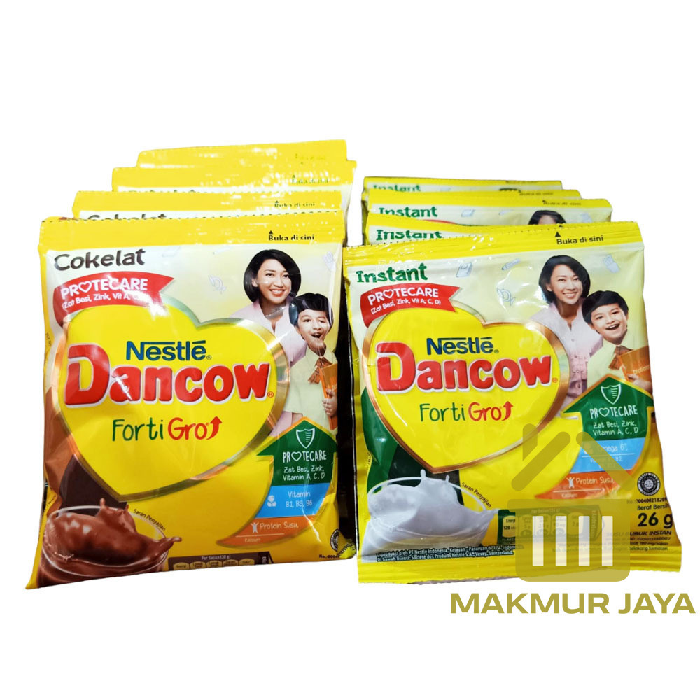 

Susu DANCOW Sachet FORTIGRO 1 Renteng isi 10 Sachet