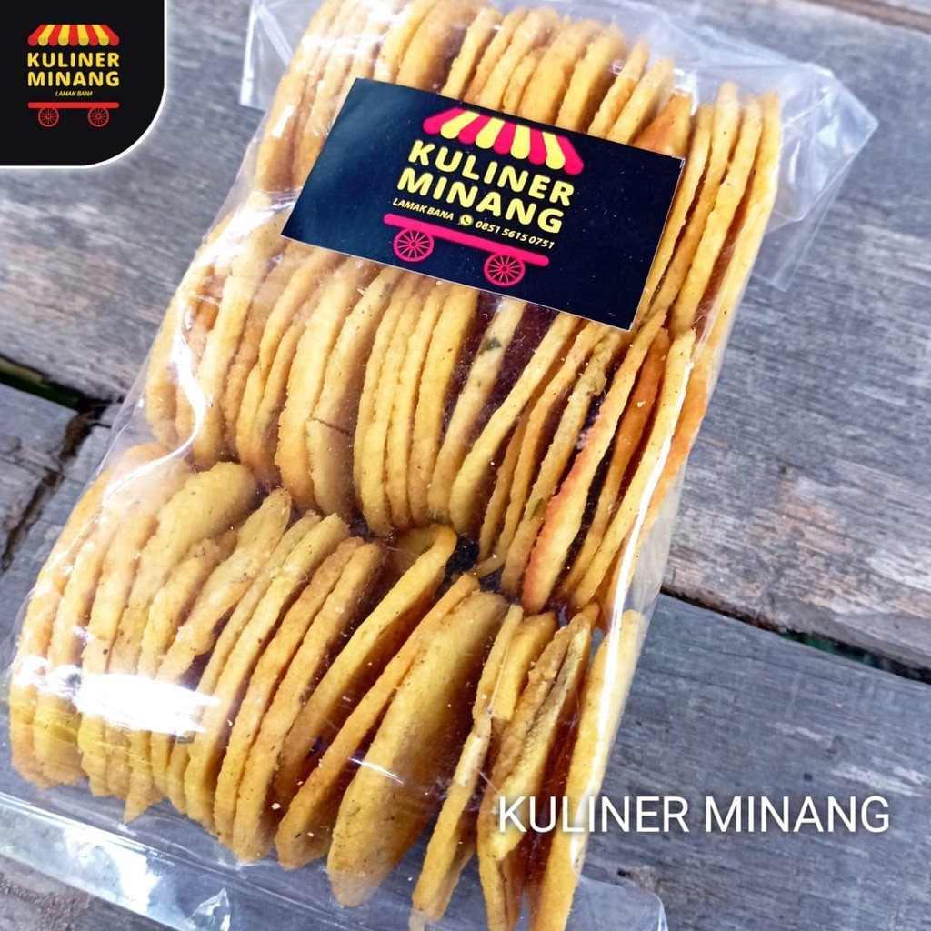 

Kuliner Minang Lento Renyah Oleh-Oleh Asli Cemilan Kampung Makanan Khas Payakumbuh Padang kabau Jajanan Snack Kabau AX00