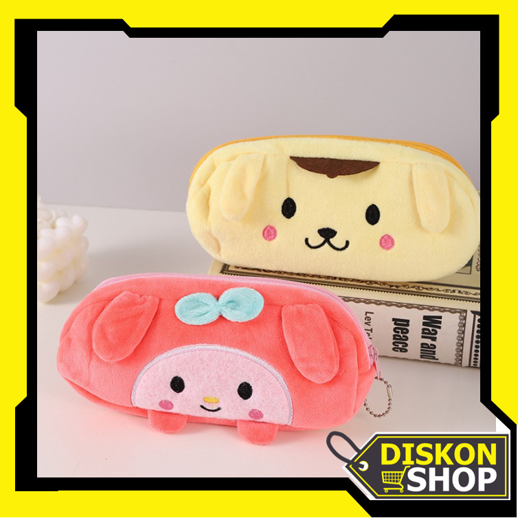 

Diskon Shop - S6242 Pouch Fashion Karakter Plushy / Tempat Pensil Bulu Halus