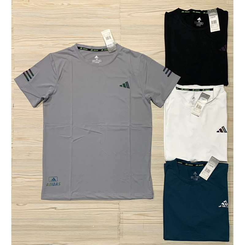 AC45TH KAOS OLAHRAGA RUNNING ADIDAS IMPORT PREMIUM PRIA DRI FIT AEROREADY MAN CLIMALITE ABU HITAM PU