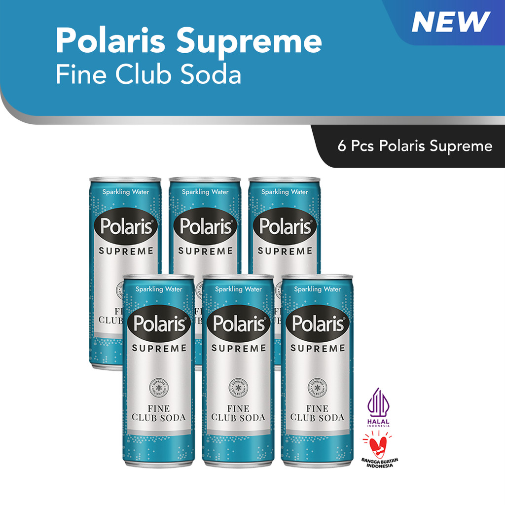 

Polaris Supreme Fine Club Soda isi 6pcs