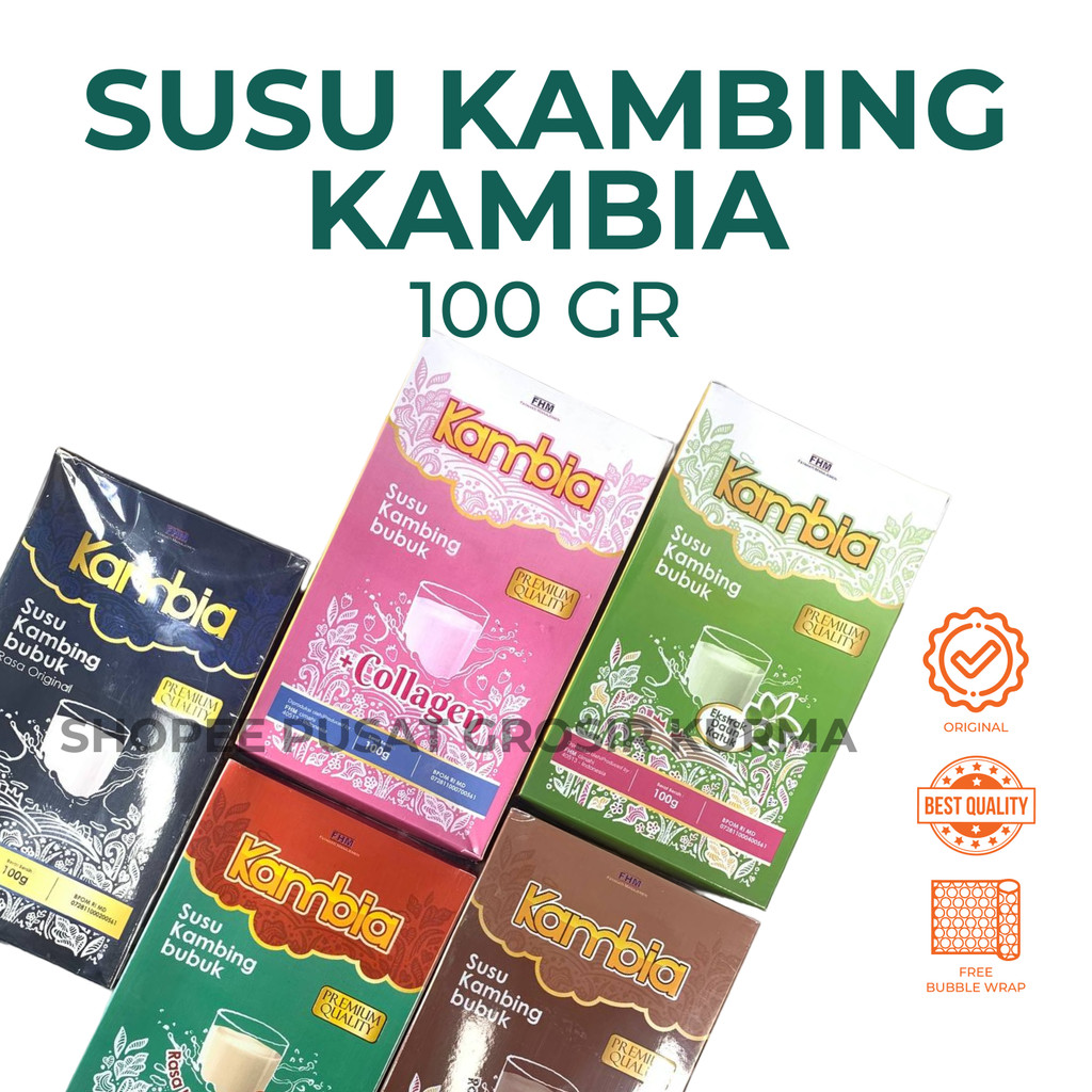 

SUSU KAMBING BUBUK KAMBIA 100gr BERBAGAI RASA PREMIUM QUALITY