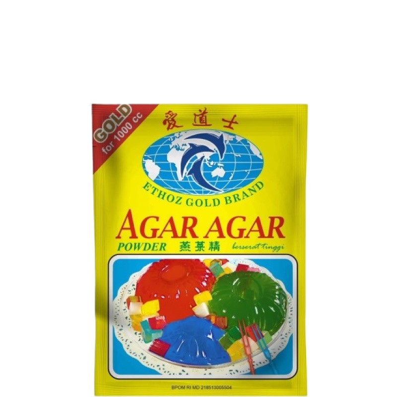 

Ethoz Agar-Agar Gold Hijau 8 gr